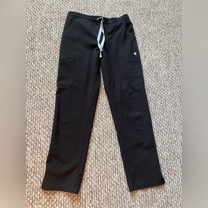 Black FIGS Straight Leg Pant Scrub